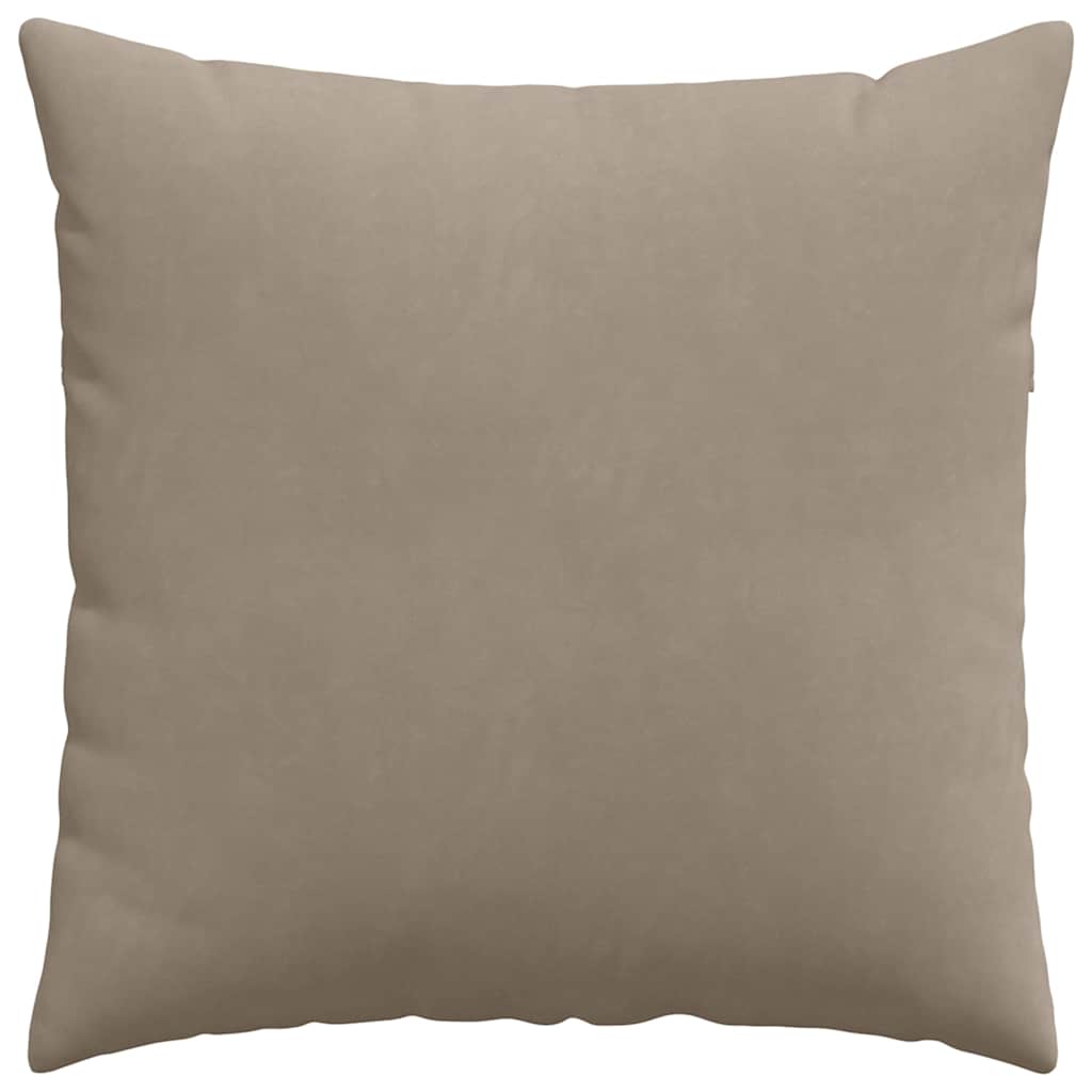 Sofa Pillows 2 pcs Taupe 80 x 80 cm Fabric